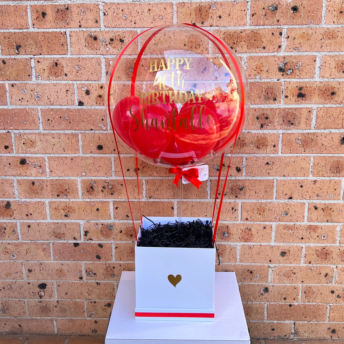 Empty Box Hot Air Balloon Square Box