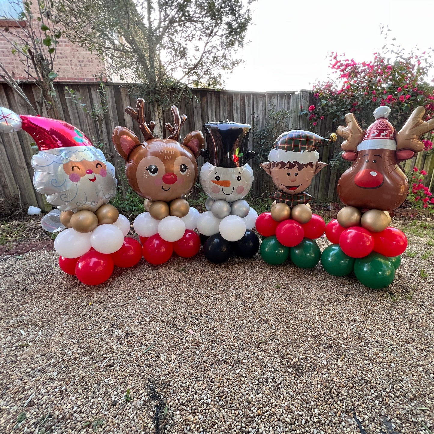 Marquee Christmas Balloons Decorations