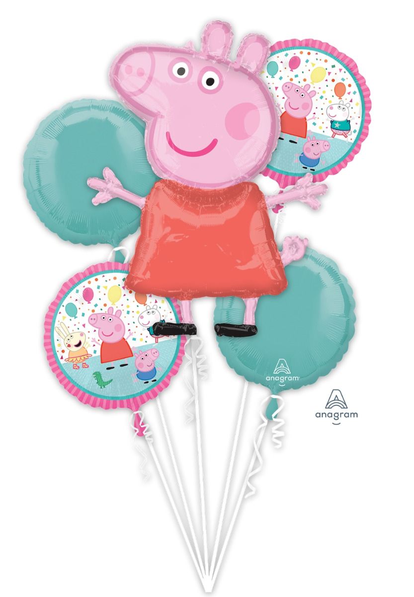 Peppa Pig - Balloon Bouquets