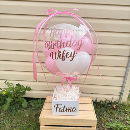 Affordable Budget Friendly Empty Box Hot Air Balloon