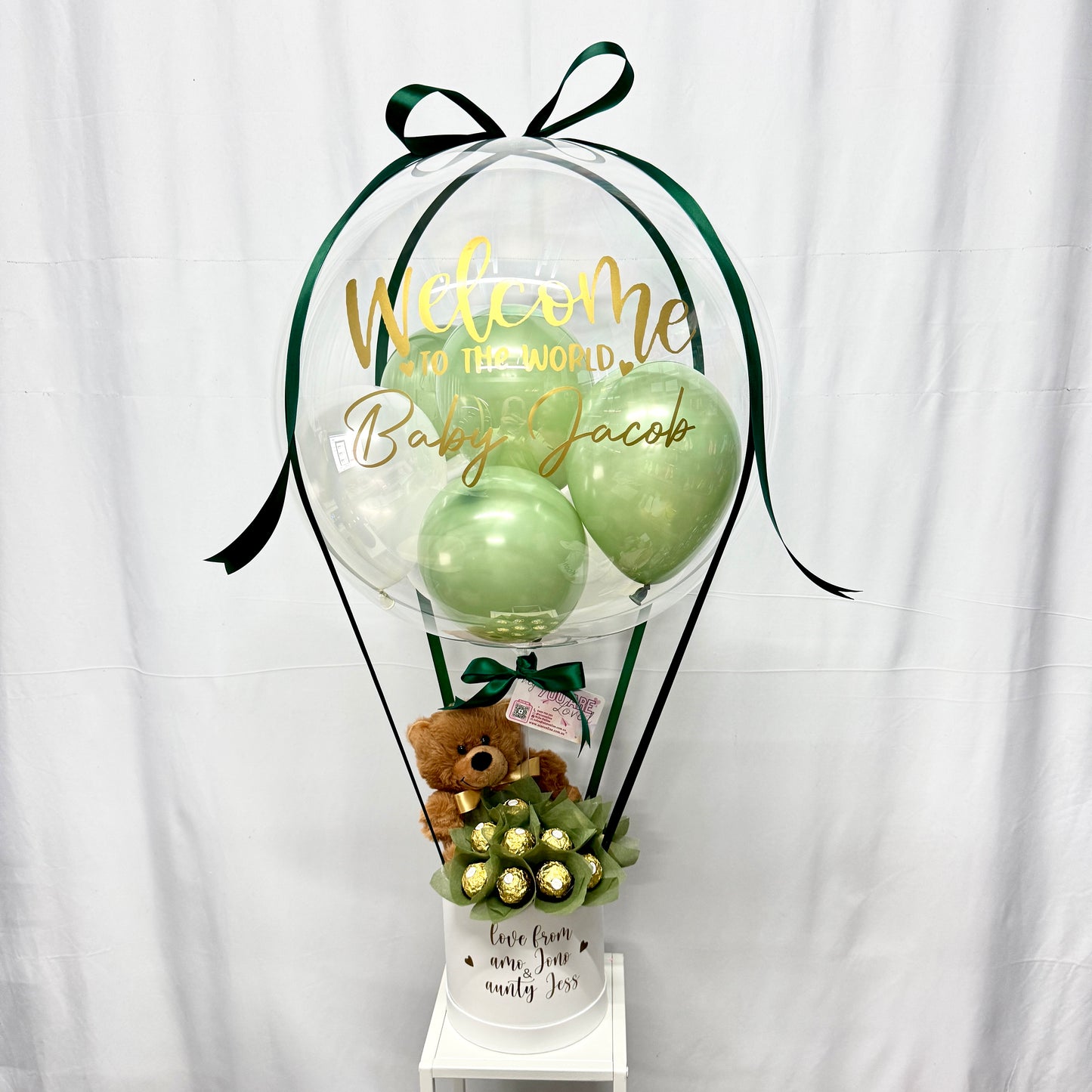 Ferrero Rocher Plushy Hot Air Balloons Gift Box
