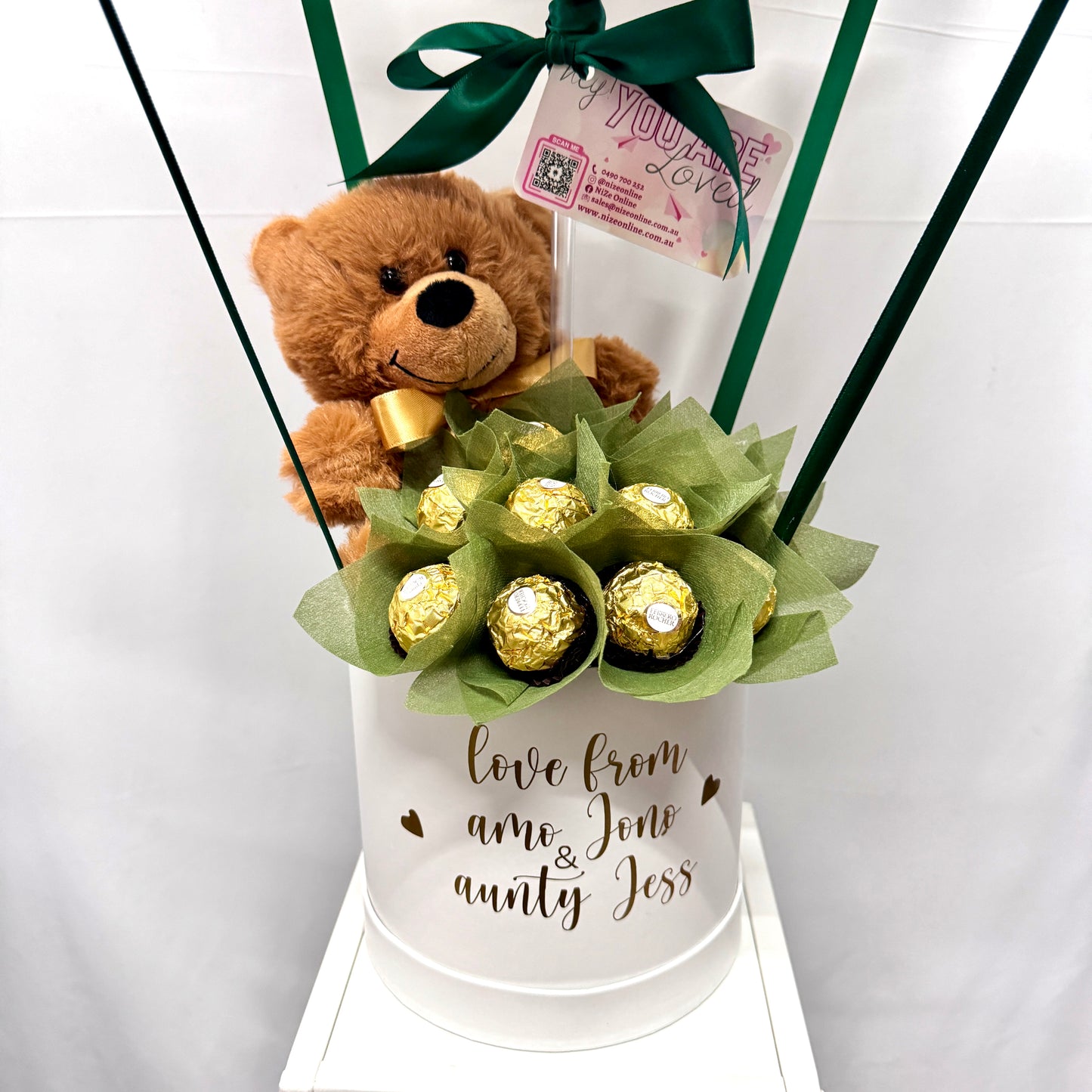 Ferrero Rocher Plushy Hot Air Balloons Gift Box